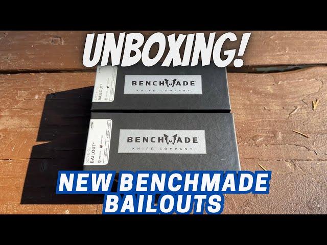 Unboxing ~ Benchmade Bailout’s New Color & Aluminum Handles!