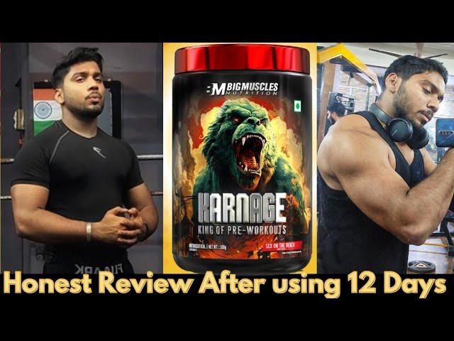 BIGMUSCLES KARNAGE Pre-Workout | Honest Review |