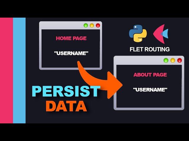 Pass Data Across Views in Python GUI (4 Solutions with Flet !)