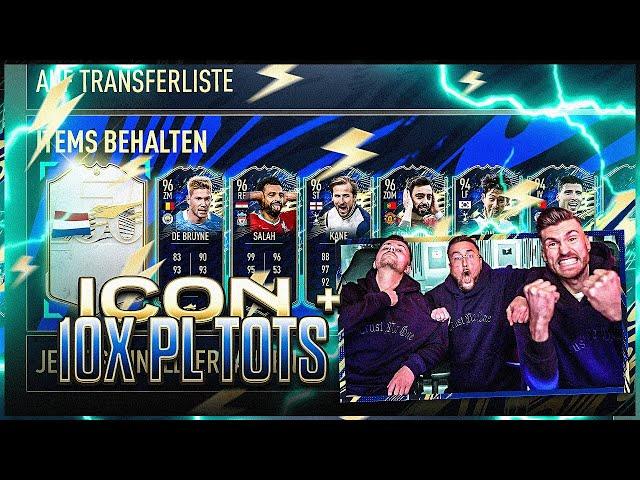 KRANK!! ICON + 10x PREMIER LEAGUE TOTS im PACK OPENING HEFTIGES PACK LUCK ESKALIERT !! FIFA 21