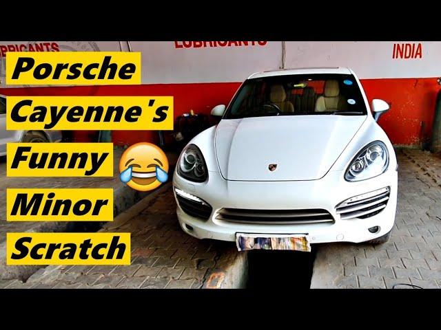 Porsche Cayenne's Funny Minor Scratch 