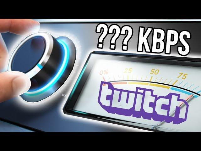 How to Choose a Bitrate for Twitch Streaming