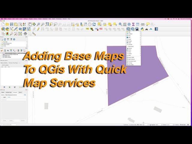 Adding Basemaps To QGis With Quick Map Services