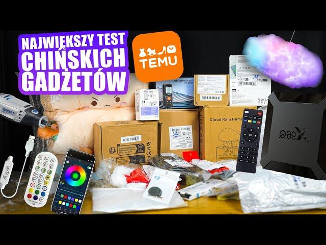 NAJWIĘKSZY TEST Chińskich Gadżetów z TEMU w Historii! - Testuję nowe najlepsze gadżety!