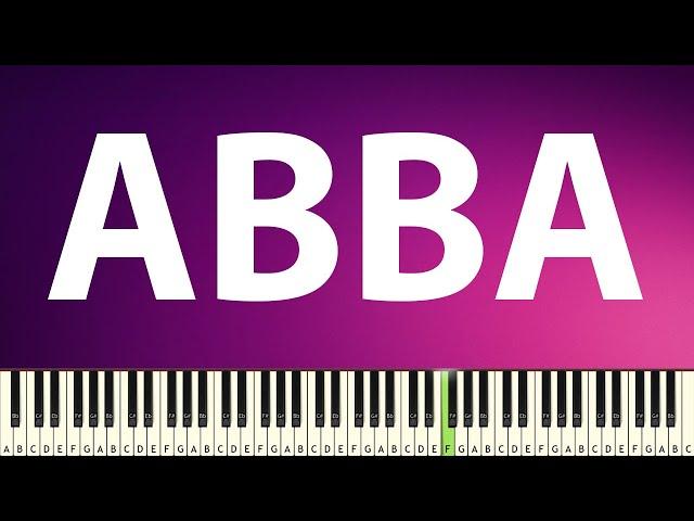 ABBA - Chiquitita Ending - PIANO TUTORIAL