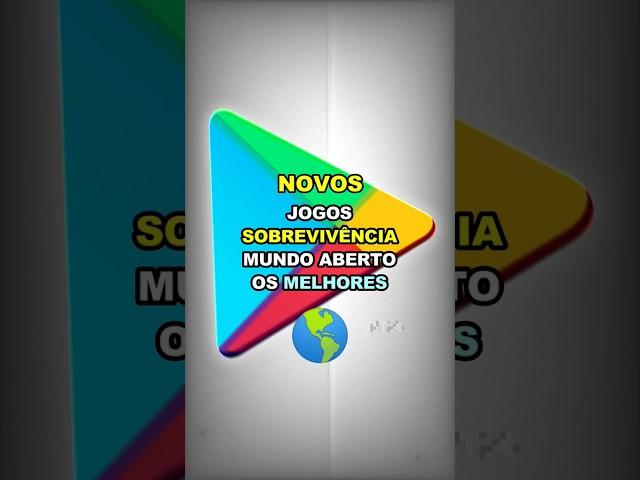 NOVOS Jogos de Sobrevivência INCRÍVEIS com Mundo Aberto e Construção para Celular  #jogosmobile