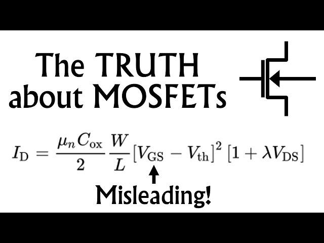 They Mislead You About MOSFETs