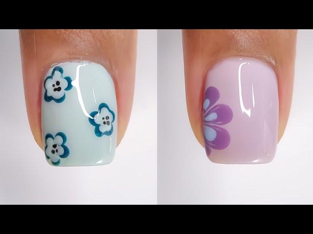 5 Unhas curtas decoradas com palito de dente simples e fácil