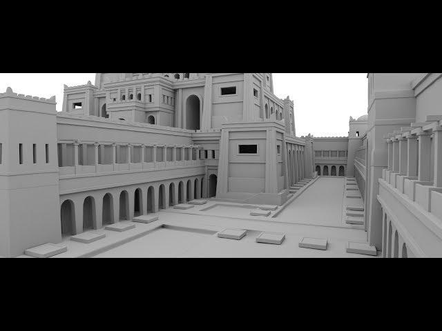 VFX Breakdown - 3D scene of ancient palace