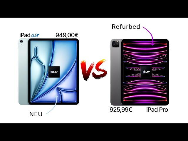 iPad pro 2022 vs iPad air 2024: Mach bloß kleinen Fehler!