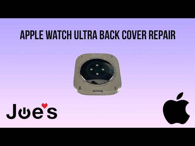 Apple Watch Ultra Back Cover Replacement | Repair Tutorial