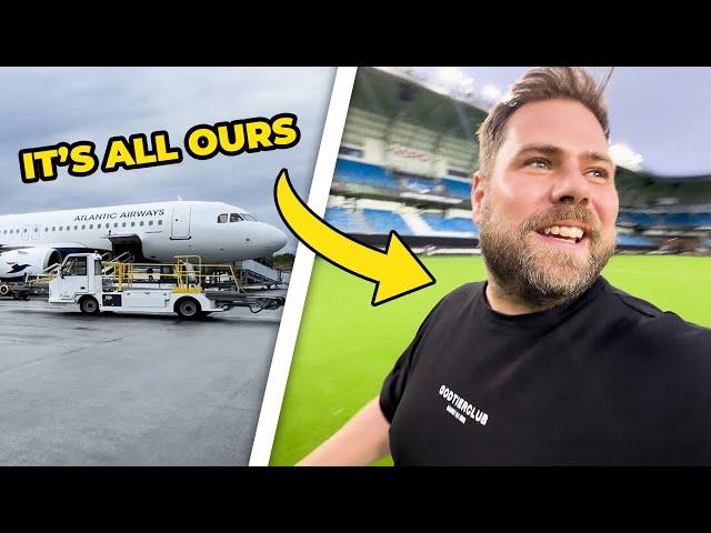 I RENTED A WHOLE AIRPLANE TO PLAY A FOOTBALL MATCH