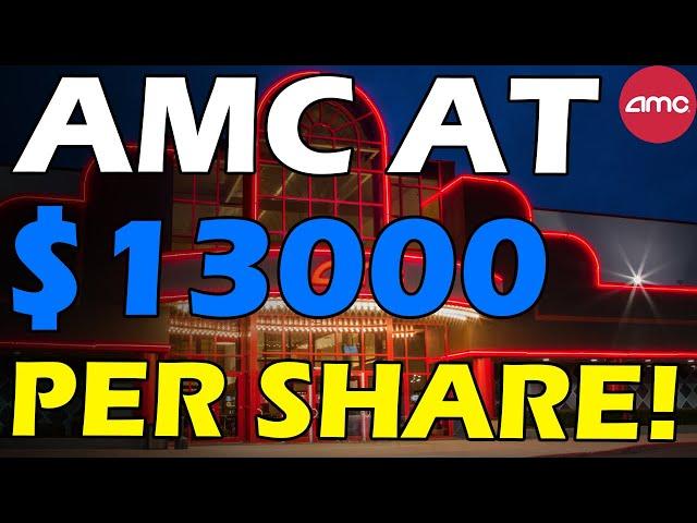 AMC TRADING AT $13K PER SHARE! AMC AND GME REAL PRICE! Short Squeeze Update