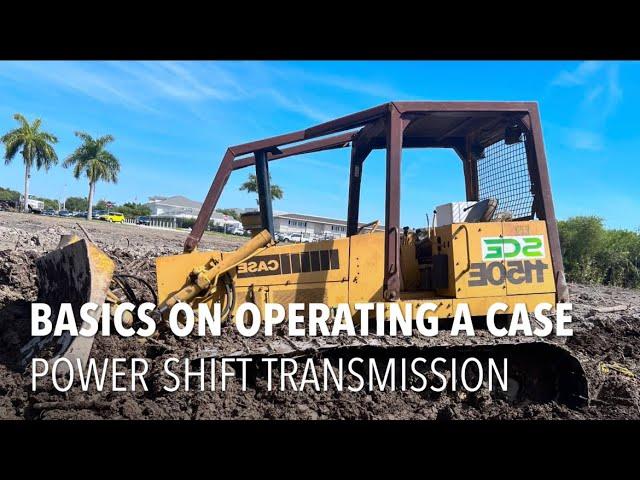 how to operate a bulldozer! case 1150e