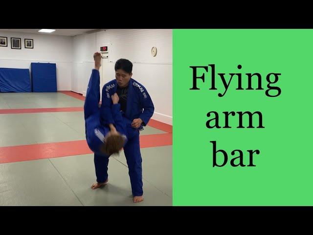 Flying arm bar