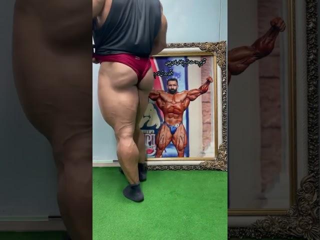 Giant muscle bull Hadi Choopan and his monster muscular quads