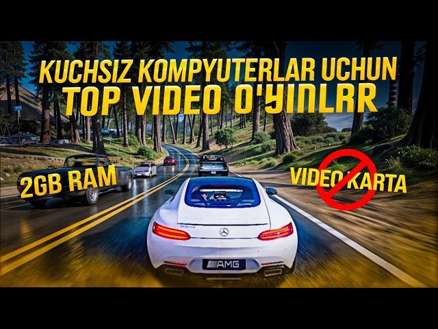 KUCHSIZ KOMPYUTER UCHUN O'YINLAR || TOP 10 GAMES || TilloGamer