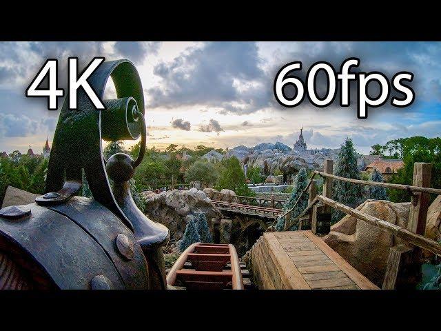 Seven Dwarfs Mine Train front seat on-ride 4K POV @60fps WDW Magic Kingdom