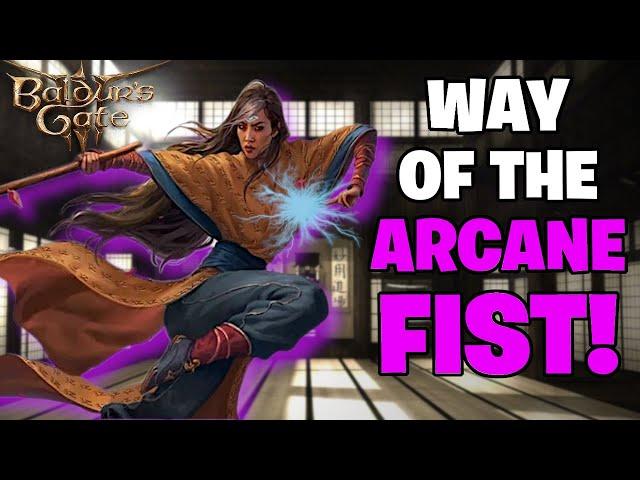 Baldur's Gate 3 | Magic Monk Build Guide | Way of Arcane Fist MULTICLASS Monk/Druid or Monk/Sorc