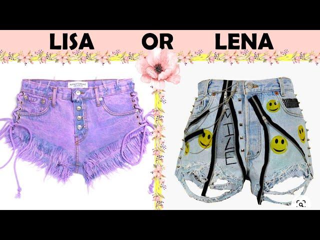 Lisa Or Lena  AMAZING Fashion Choices [Clothes, Skirts, Food, Room Decor)