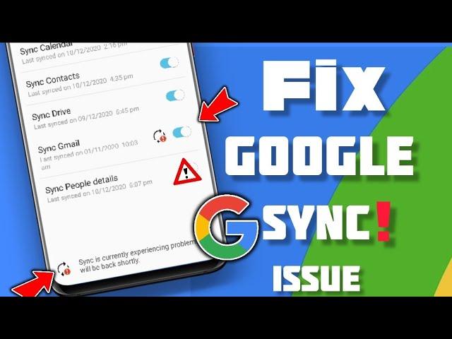 How To Fix Google Account Sync Error Issue on Android