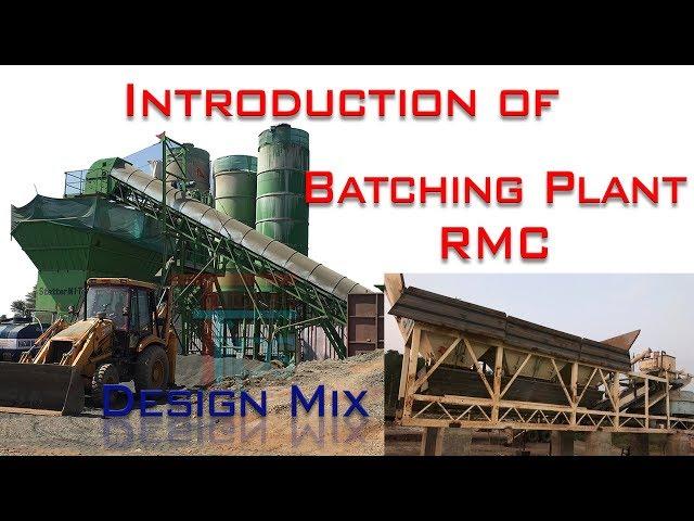 Basic Introduction of Concrete Batching Plant |  RMC Plant Working