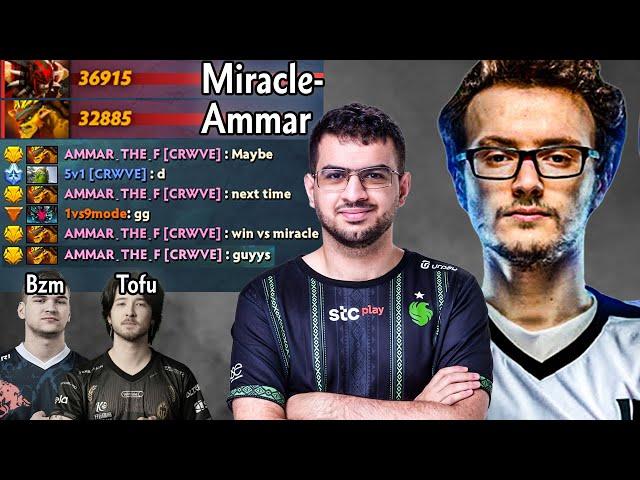 Miracle- & AMMAR absolutely DESTROY Top 1 MMR, BZM & TOFU 