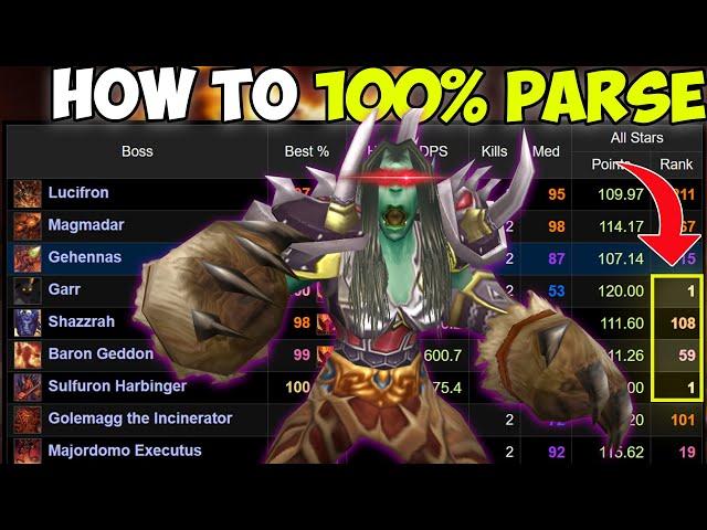 How to 100 parse on Fury Warrior in Season of Discovery Phase 4