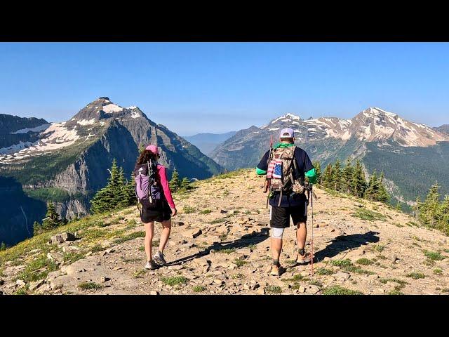 Highline Trail in Glacier National Park: Logan Pass to the Summit of Haystack Butte in 4K