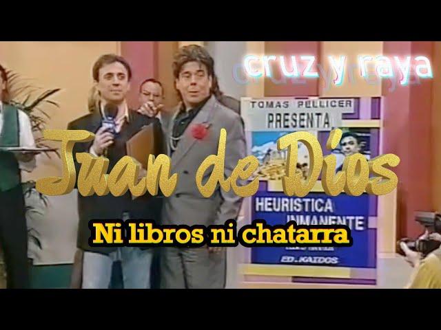 "Ni libros ni chatarra" Juan de Dios, Gitano. Cruz y Raya. Humor con mayúsculas Juan Muñoz Cómico