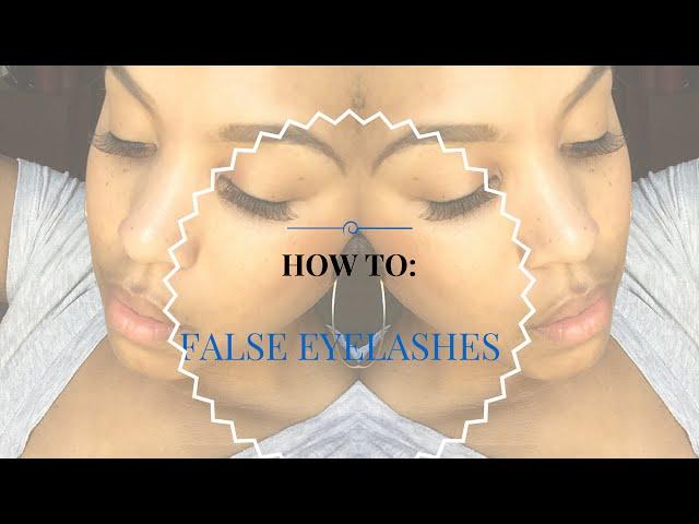 How to: Applying False Eyelashes