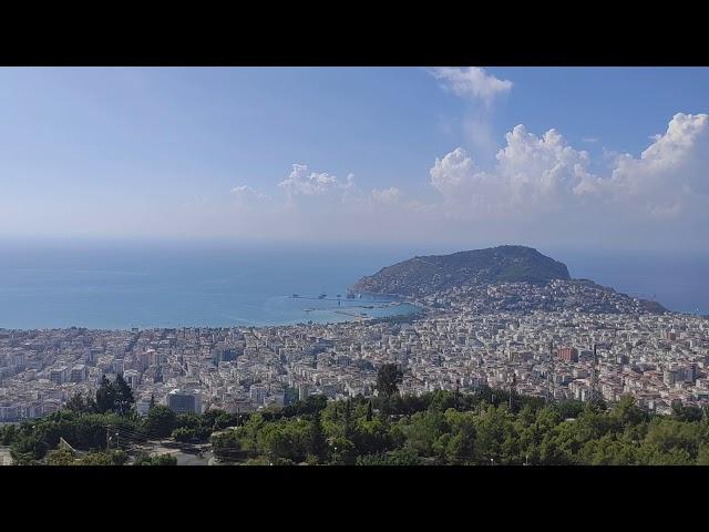 View from point I love Alanya. Turkey. Вид со смотровой площадки I love Alanya.