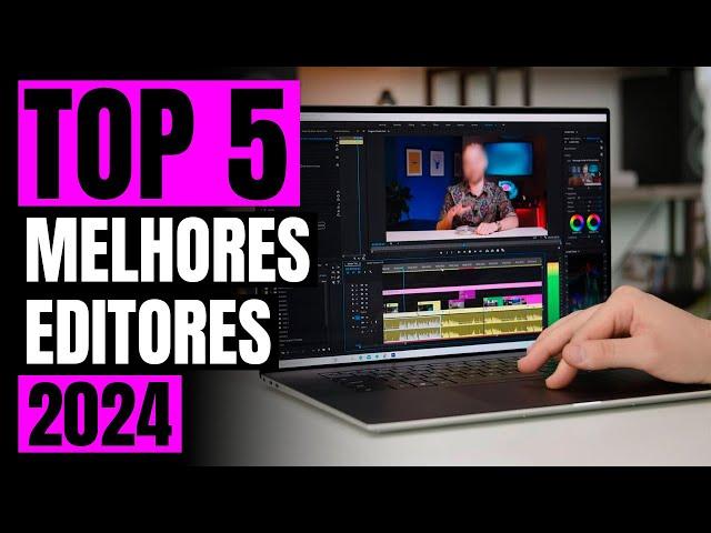 TOP 5 Editores de Video GRÁTIS para 2024 (Iniciante ao Avançado)