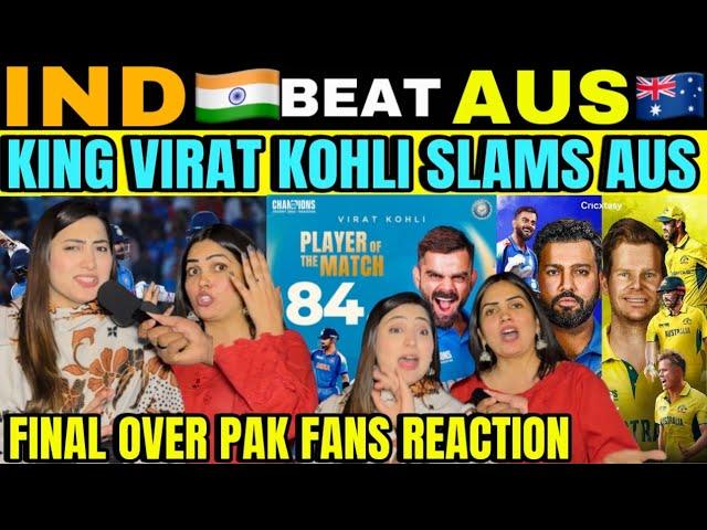 KING VIRAT KOHLI (84) | INDIA WIN AGAINST AUS SEMIFINAL | PAKISTANI PUBLIC REACTION ON INDIA WIN