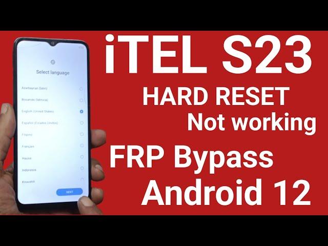 Itel S23  Hard Reset Not Work iTel S23 Format & Frp Bypass Unlock Tool 2024 New