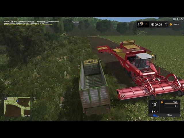 Зеленая долина... Запуск сахарного завода -  Farming Simulator 201