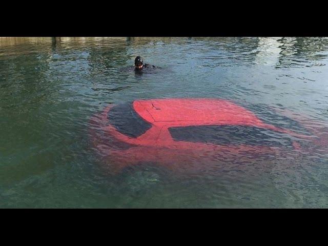 GPS FAIL | Woman Follows GPS, Drives Car Into  Bay