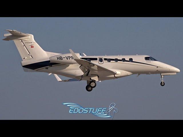 Embraer EMB-505 Phenom 300 HB-VPR - Close-up Landing at Split Airport LDSP/SPU