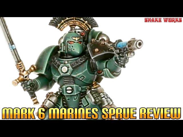 Horus Heresy Mark 6 Tactical Squad On Sprue Review - Age of Darkness - Space Marines