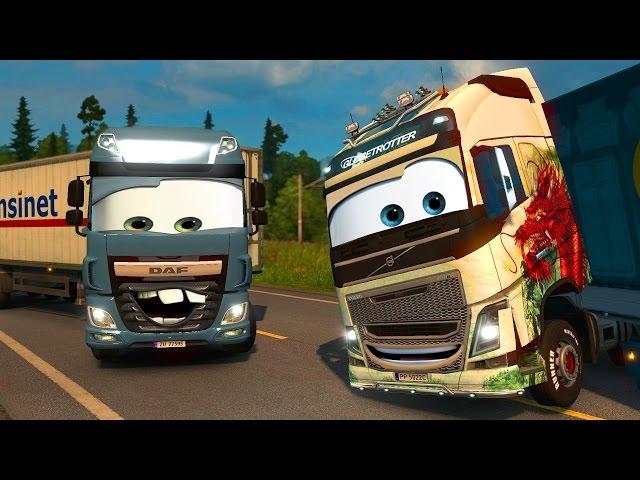  Euro Truck Simulator 2 - Morons On The Road #3 | Crash Compilation & Funny Moments!