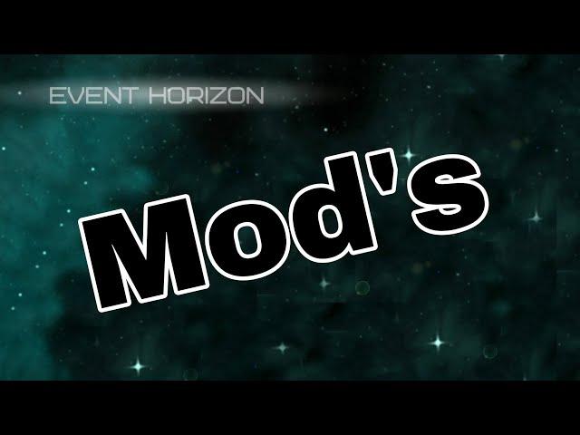 Event Horizon - How to add mods to the game