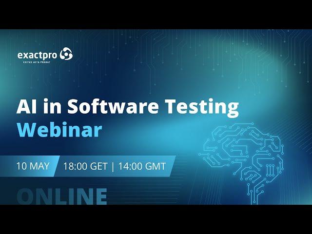 AI in Software Testing - Webinar