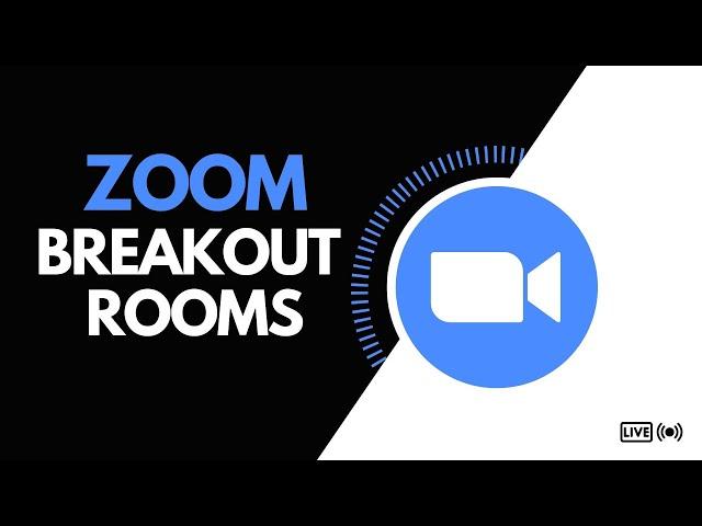 How to use Zoom Breakout Rooms - Tutorial for Beginners 2022