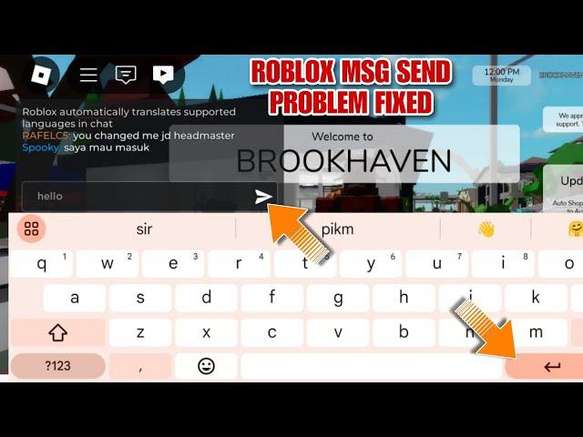 roblox message not sending | roblox chat not working | roblox chat send button not showing