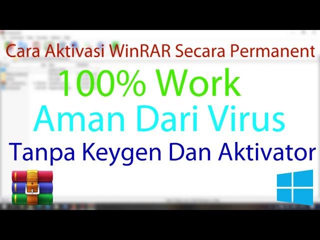 Cara Aktivasi + Update Winrar Terbaru 2024 100% Work