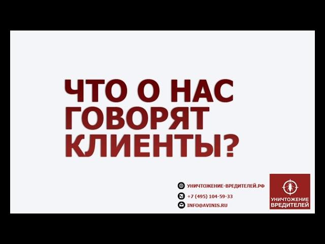 Уничтожение вредителей - Профессиональная дезинфекция, дезинсекция, дератизация