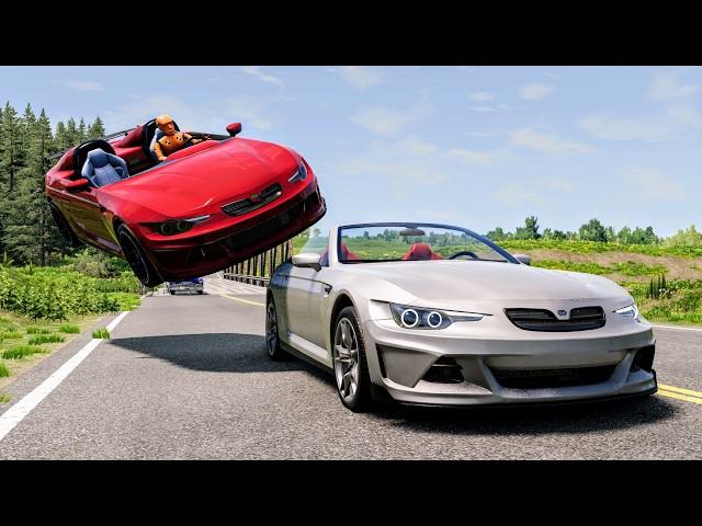 High Speed Traffic Car Crashes #218 - BeamNG Drive | CrashBoomPunk