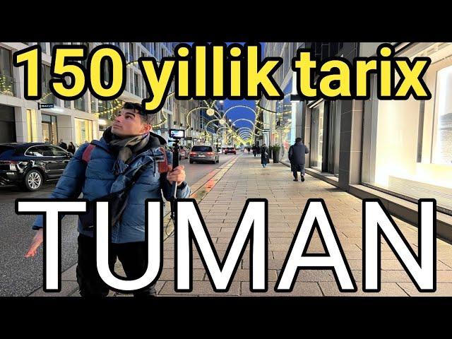 Ikki binoning 150 yillik tarixiy tumani. hamburgdan o'tuvchi suv kanali TİL o'zbek