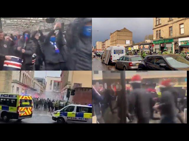 Celtic Ultras Chasing Rangers Ultras - A Short Story