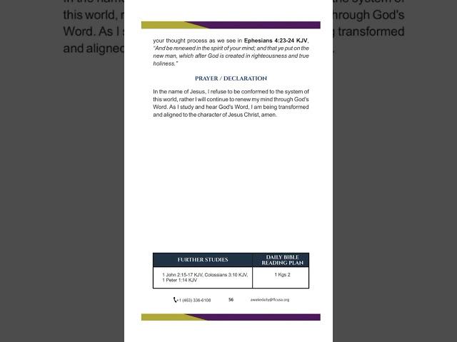 Here is the devotional for Monday, May 26 – Resist Ungodly Values